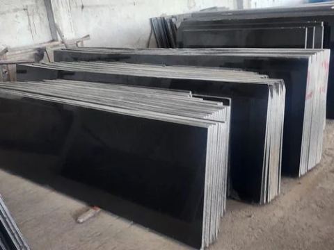 Absolute Black Granite - Black Galaxy Granite | Stone Garage