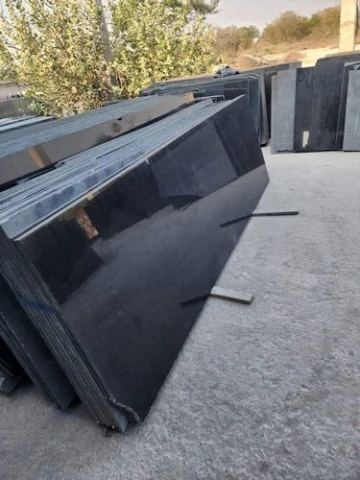Z Black Granite Slab - Black Granite Slab | Stone Garage