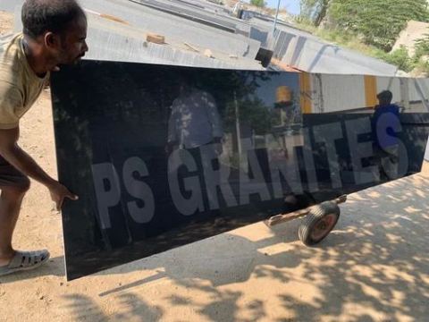 Natural Black Granite - Black Granite | Stone Garage